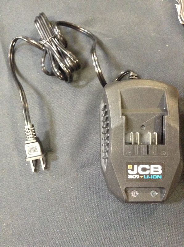 Photo 2 of JCB Tools - JCB 20V Lithium-Ion Battery Fast Charger For JCB 20V Power Tools Batteries For Hammer Drills, Saws, Jigsaw, Multi Tool, SDS, Angle Grinder, Miter Saw, LED Work Light, Recip Saw, Miter Saw
