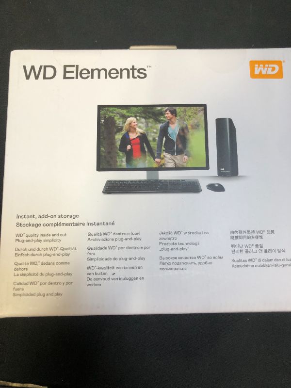 Photo 3 of WD 8TB Elements Desktop USB 3.0 External Hard Drive