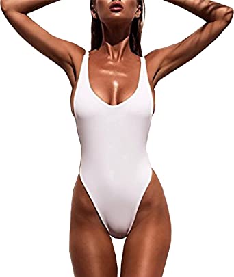 Photo 1 of PRETTYGARDEN Women One Piece Swimsuit U Neck Tummy Control Swimwear Slimming Strap Backless Bathing Suit (SIZE S) (PACKAGE IS DAMAGED)
