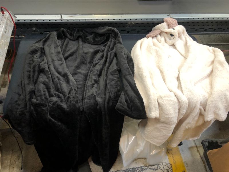 Photo 1 of  bundle of bathrobes 2 pack size M,XXL