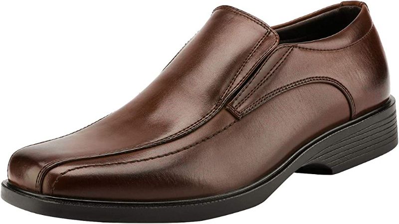 Photo 1 of Bruno Marc Men's Formal Leather Lined Dress Loafers Shoes SIZE 7
