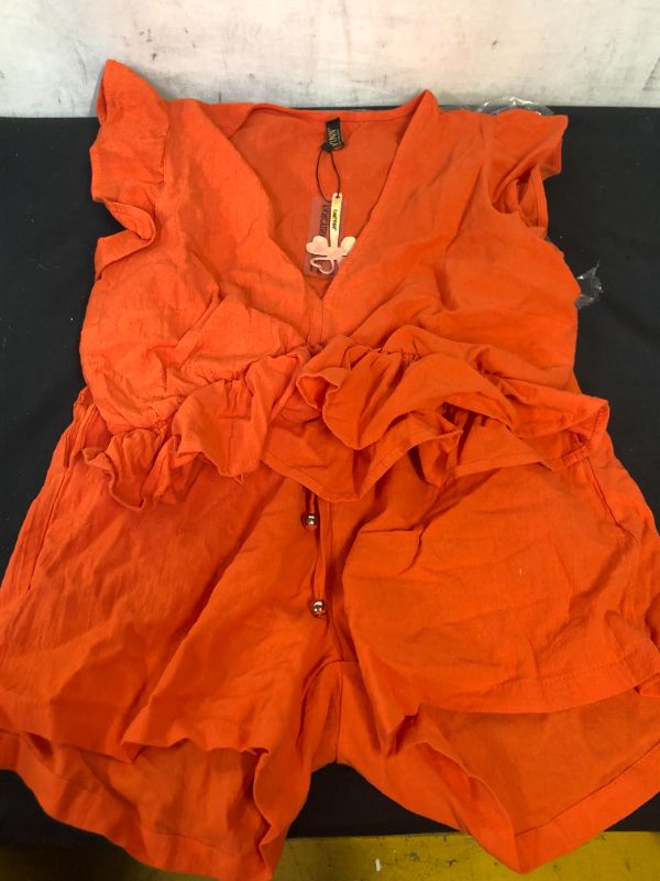 Photo 1 of FANCYINN TWO PIECE WITH SHORTS (ORANGE) SIZE S 