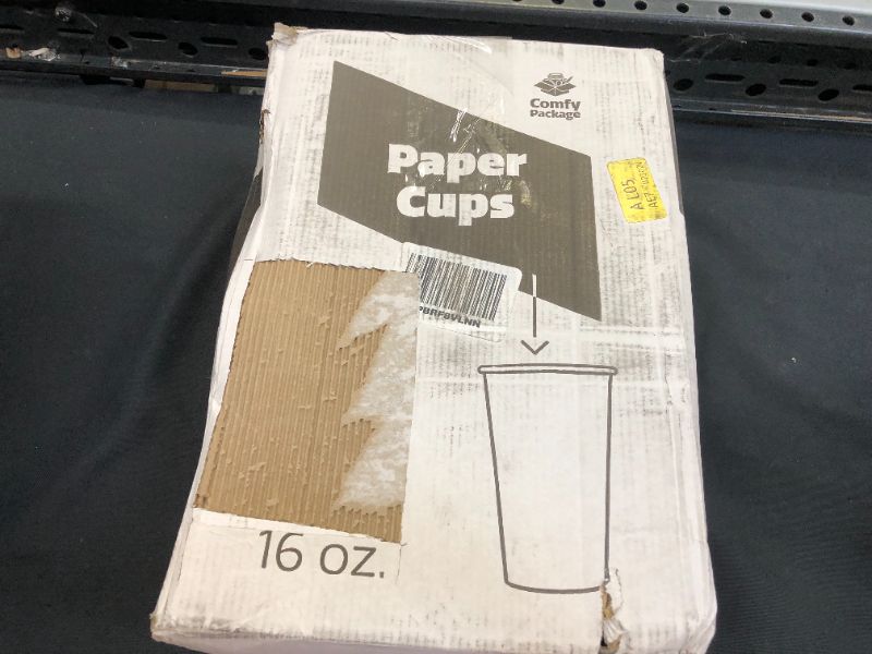 Photo 3 of [200 Pack] 16 oz. Disposable White Paper Hot Coffee Cups
