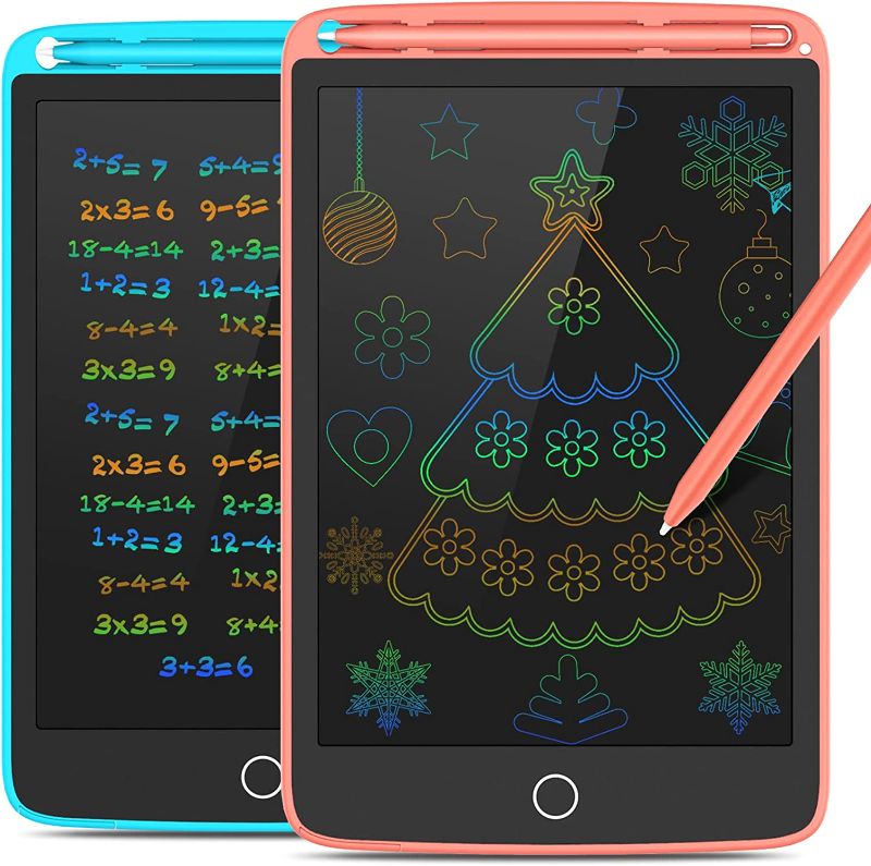 Photo 1 of 2 Pack LCD Writing Tablet, 8.5 Inch Colorful Doodle Board Drawing Pad for Kids, Erasable Electronic Painting Pads, Learning Educational Toy Gift for Age 3 4 5 6 7 Year Old Girls Boys
