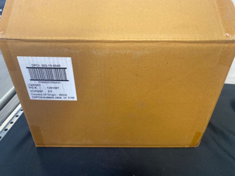 Photo 1 of 16"x11"x8" Wire Basket with Handle Gray/Copper - Threshold™  PACK OF 2
