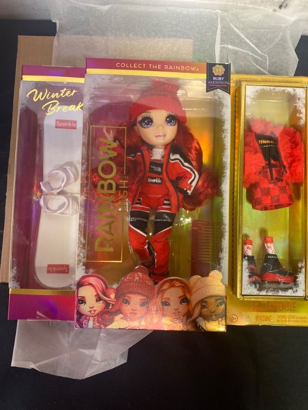 Photo 2 of Rainbow High Winter Break Ruby Anderson Fashion Doll
