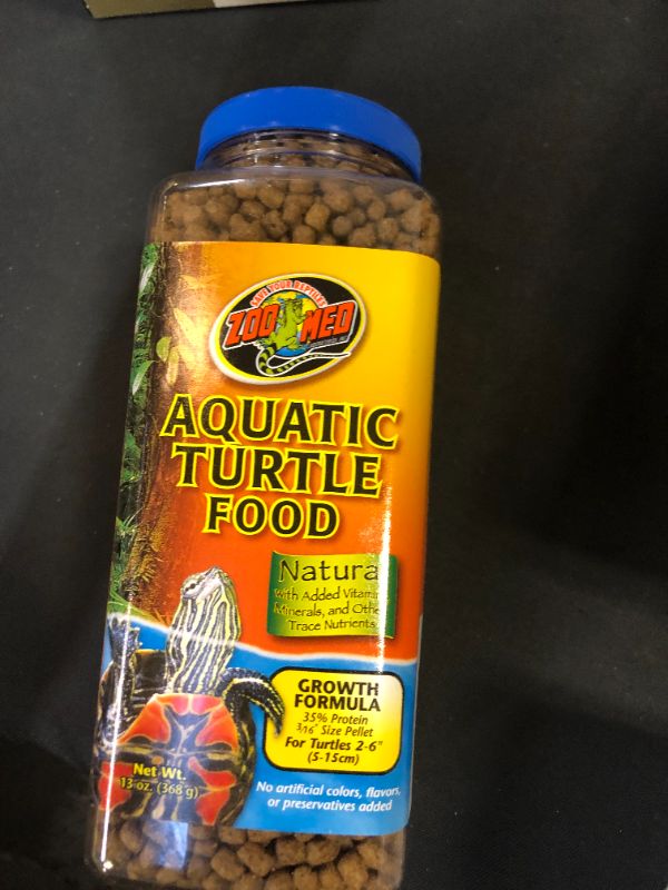 Photo 2 of Zoo Med Natural Aquatic Turtle Food, Growth Formula, 13-Ounce BEST BY NOVEMBER 2024
