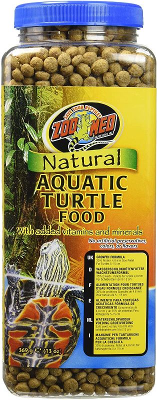 Photo 1 of Zoo Med Natural Aquatic Turtle Food, Growth Formula, 13-Ounce BEST BY NOVEMBER 2024
