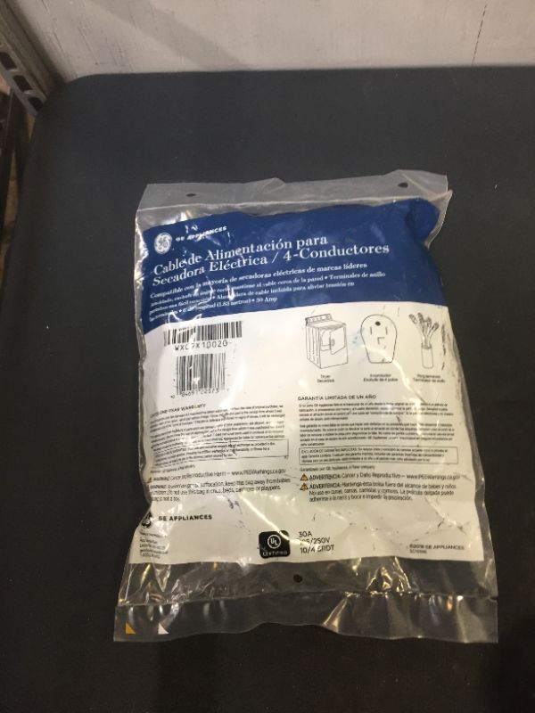 Photo 1 of 6 ft. 4-Prong 30 Amp Dryer Cord
 (FACTORY SEALED)