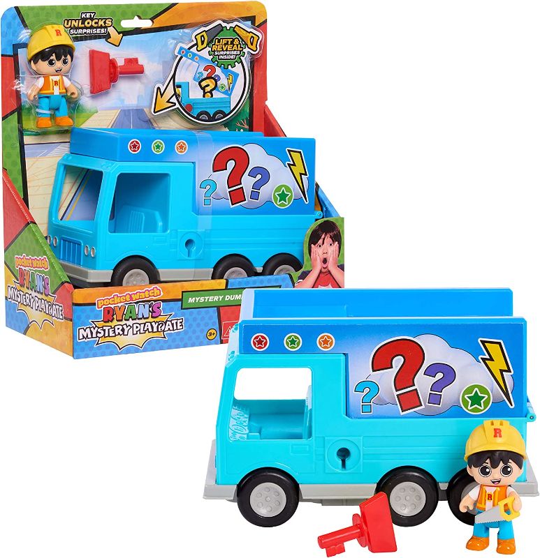 Photo 1 of Ryan's Mystery Playdate Mystery Dump Truck, by Just Play
(factory sealed)