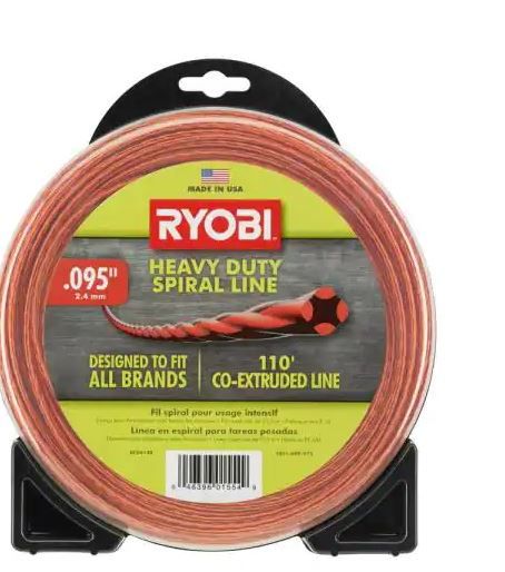 Photo 1 of 0.095 in. x 110 ft. Heavy-Duty Spiral Gas Trimmer Line
