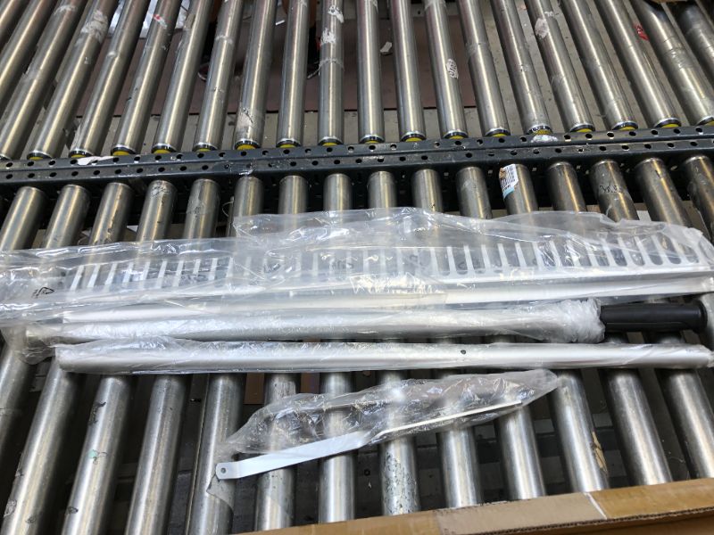 Photo 1 of Ansgery Garden Rake, Professional Landscape Leaf Rake Tool for Loosening Soil, Lawn Care, Weeding Lake, Garden, Pond, Beach Landscaping (Aluminum 36" Head X 67" Handle)
