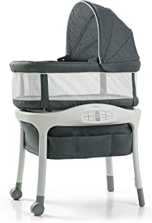 Photo 1 of Graco Sense2Snooze Bassinet with Cry Detection Technology | Baby Bassinet Detects and Responds to Baby's Cries to Help Soothe Back to Sleep, Ellison , 19 D x 26 W x 41 H Inch (Pack of 1). Missing Parts, Scratches and Scuffs on Plastic. Box Packaging Damag