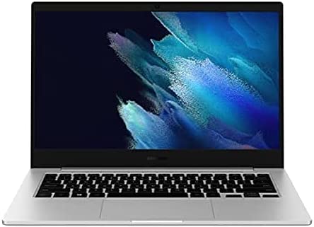 Photo 1 of Samsung Galaxy Book Go Laptop Computer PC Power Performance 18-Hour Battery Compact Light Shockproof Design WFH Ready WiFi 5, Silver, 128G. Minor Use