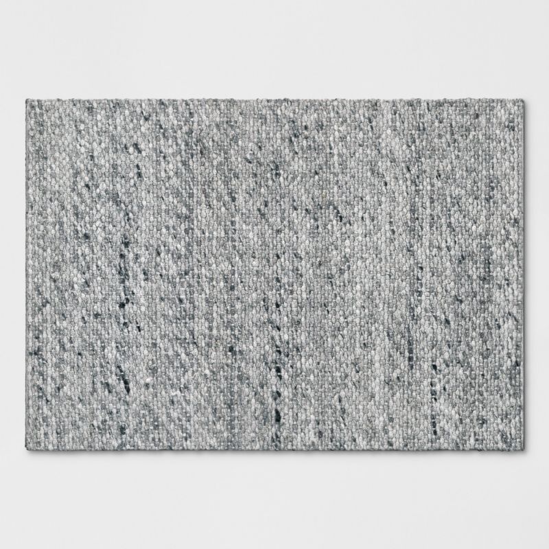 Photo 1 of Chunky Knit Wool Woven Rug - Project 62™---24"x36"---ITEM IS DIRTY?COLOR FADED---

