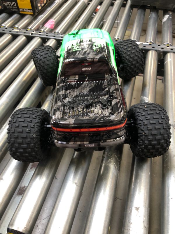 Photo 5 of ARRMA 1/10 Granite 4X4 V3 3S BLX Brushless Monster RC Truck RTR Green---ITEM IS DIRTY---HJAS SCRATCHES---COULD NOT TEST---NO ACCESSORIES OR ANYTHING---