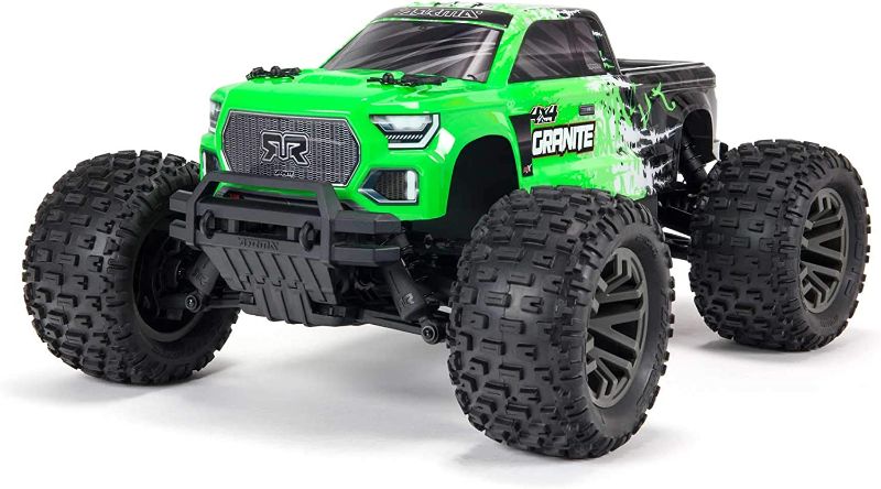 Photo 1 of ARRMA 1/10 Granite 4X4 V3 3S BLX Brushless Monster RC Truck RTR Green---ITEM IS DIRTY---HJAS SCRATCHES---COULD NOT TEST---NO ACCESSORIES OR ANYTHING---