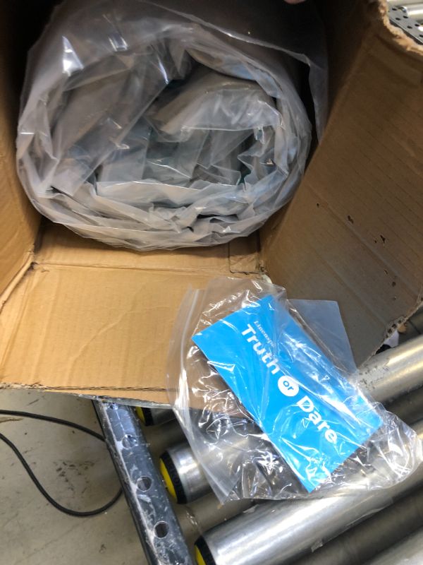 Photo 1 of Linenspa 6 Inch Innerspring Twin Mattress with Foam Layer - Firm Feel -?CertiPUR-US Certified -?Mattress in a Box. Box Packaging Damaged, Item is New, Item is Sealed
