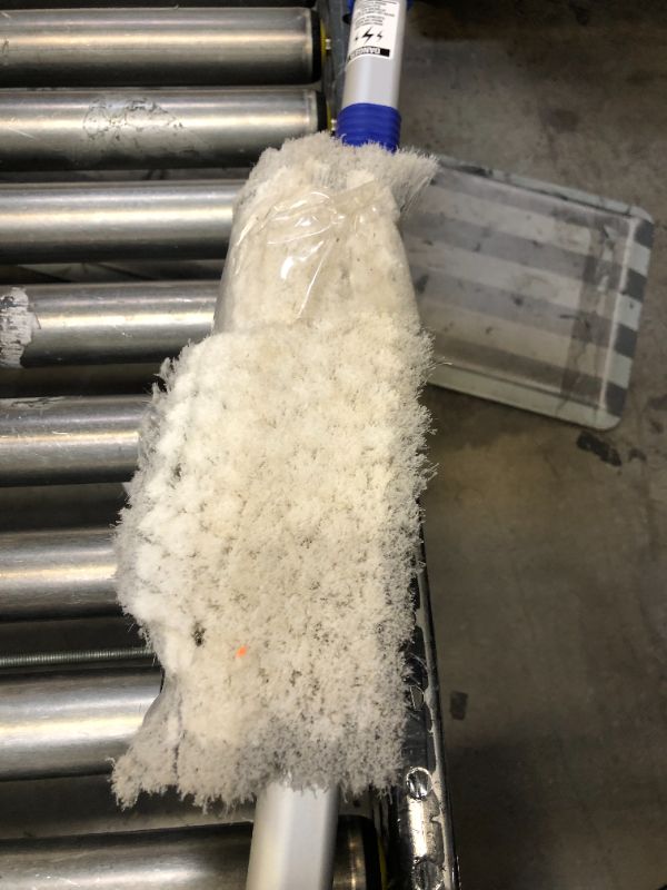 Photo 1 of Camco 41960 Wash Brush W/ Flow Through Push Button Handle. No Box Packaging, Moderate Use, Broom is Dirty from Previous Use, No Box packaging