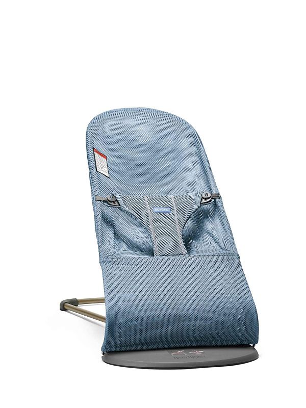 Photo 1 of BABYBJÖRN Bouncer Bliss, Mesh, Slate Blue
