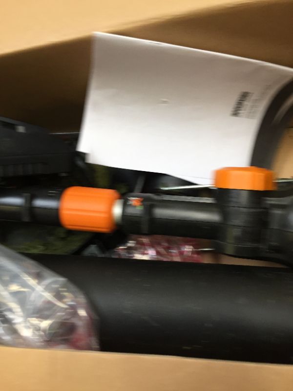 Photo 5 of WORX 20V GT Revolution 12" Cordless String Trimmer & Turbine Leaf Blower Power Share Combo Kit - WG930.2 (Batteries & Charger Included) Missing Batteries, Heavy Use, Scratches and Scuffs on Item, Grass Stains on item. Could Not Test,
