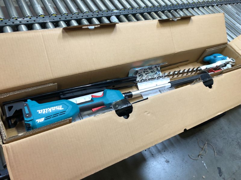 Photo 3 of Makita XNU01Z Lithium-Ion Brushless Cordless, Tool Only 18V LXT 20" Articulating Pole Hedge Trimmer, Teal
