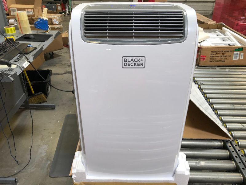Photo 1 of BLACK+DECKER 10,000 BTU Portable Air Conditioner with Remote Control, White
