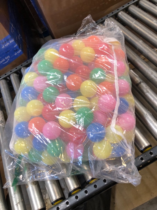 Photo 1 of Click N' Play Ball Pit Balls for Kids, Plastic Refill Balls, 200 Pack, Phthalate and BPA Free, Includes a Reusable Storage Bag with Zipper, Bright Colors, Gift for Toddlers and Kids

