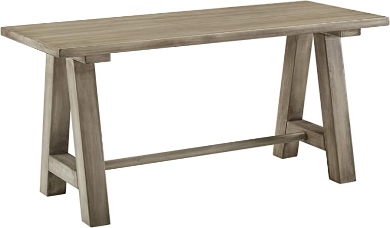 Photo 1 of Classic Brands Rustic Farmhouse Small Bench, Antique White
