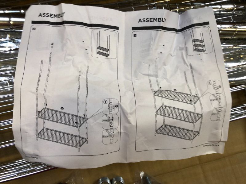 Photo 9 of 5-Tier Chrome Heavy-Duty Adjustable Shelving Unit with 200-lb Per Shelf Weight Capacity
