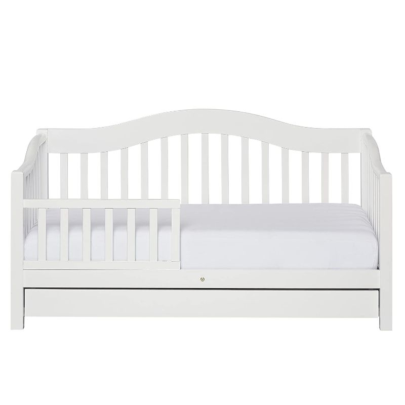 Photo 1 of Dream On Me Toddler Day Bed in White, Greenguard Gold Certified
