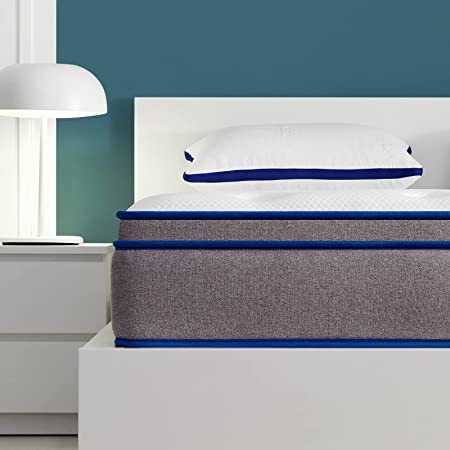 Photo 1 of King Mattress,Iyee Nature 10 Inch Memory Foam and Innerspring Hybrid Mattress,King Size Spring Mattress in a Box,Supportive &Pressure Relief,Medium Firm Feel
