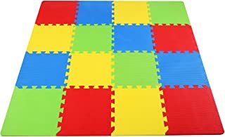 Photo 1 of BalanceFrom Kid's Puzzle Exercise Play Mat with EVA Foam Interlocking Tiles 16 TILES 4 COLORS 
