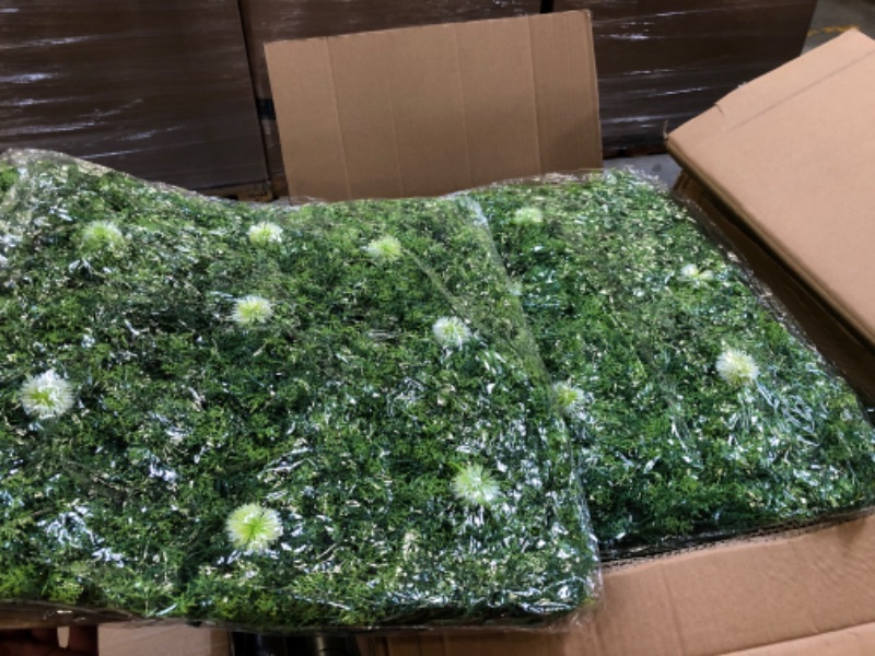 Photo 1 of ARTIFICIAL DANDELION GRASS WALL COVER 20X20 6 PIECES