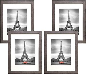 Photo 1 of Art Emotion Rustic Oak Style Picture Frame 2MM Reinforced Glass Dark Oak 11x14
