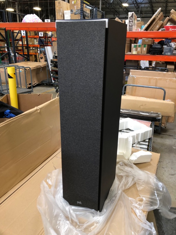 Photo 1 of Polk Monitor XT70 Large Tower Speaker - Hi-Res Audio Certified, Dolby Atmos & DTS:X Compatible, 1" Tweeter, (2) 6.5" Dynamically Balanced Woofers, (2) 8" Passive Radiators, (Single, Midnight Black)
