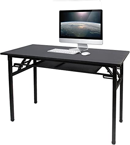 Photo 1 of Need Folding Computer Desk 47 inches Home Office Desk Folding Table with BIFMA Certification Workstation Desk, AC7CB-120
