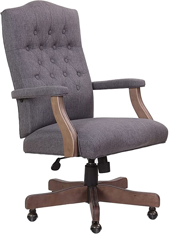 Photo 1 of Boss Office Products Executive Commercial Swivel Chair, Slate Grey
