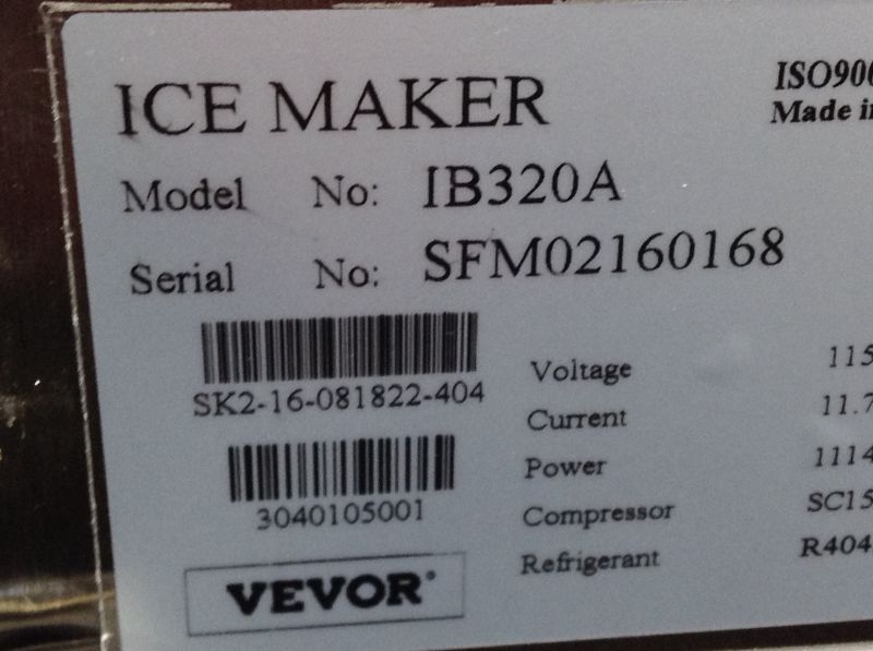 Photo 6 of  Vevor  Ice Maker IB320A
