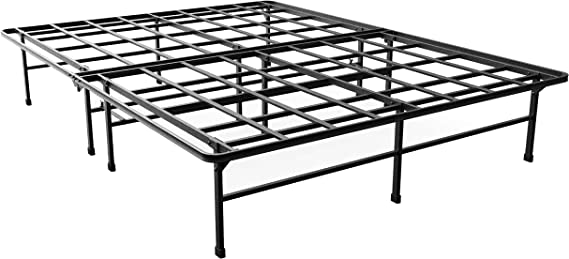 Photo 1 of ZINUS SmartBase Super Heavy Duty Mattress Foundation with 4400lbs Weight Capacity / 14 Inch Metal Platform Bed Frame / No Box Spring Needed / Sturdy Steel Frame / Underbed Storage, King
