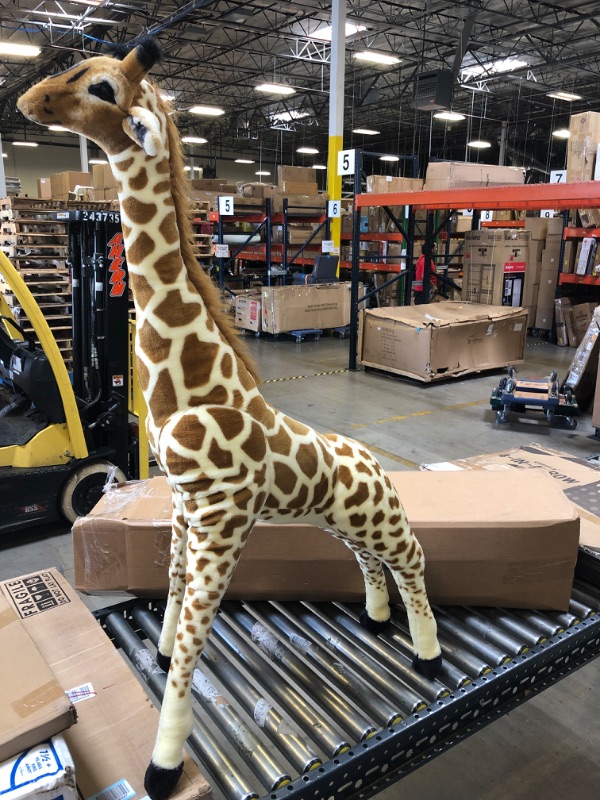 Photo 1 of Melissa & Doug Giant Giraffe - Lifelike Stuffed Animal (over 4 feet tall)
