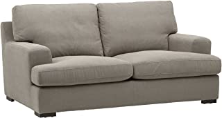 Photo 1 of Amazon Brand – Stone & Beam Lauren Down-Filled Oversized Loveseat Sofa, 74"W, Slate
