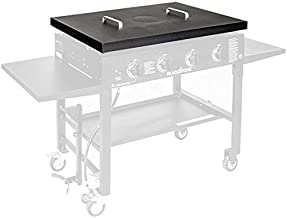 Photo 1 of Blackstone 5004 Hard Top Lid with Handle-Outdoor Cover Powder Coated Steel Lightweight Durable Perfect Accessories to Protect Fits 36” Front or Rear Grease Griddle, 36 Inch, Black
