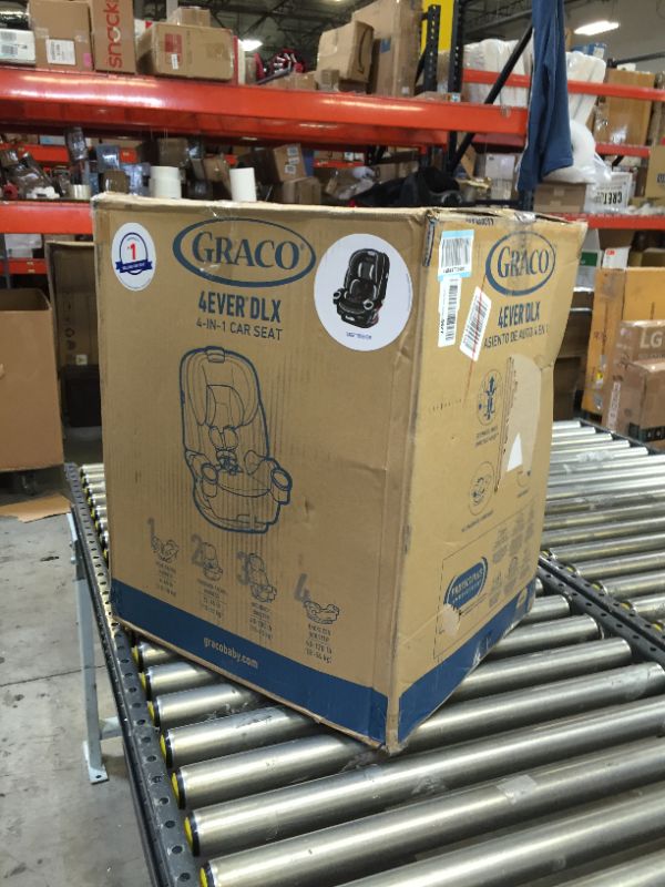 Photo 5 of Graco 4Ever DLX 4 in 1 Car Seat, Infant to Toddler Car Seat, Zagg. Box Packaging Damaged, Moderate Use, Found Hair on Item