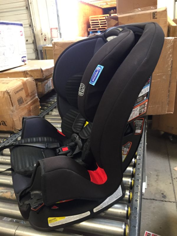 Photo 3 of Graco TriRide 3 in 1 Car Seat | 3 Modes of Use from Rear Facing to Highback Booster Car Seat, Clybourne. Box Packaging Damaged, Minor Use. 
