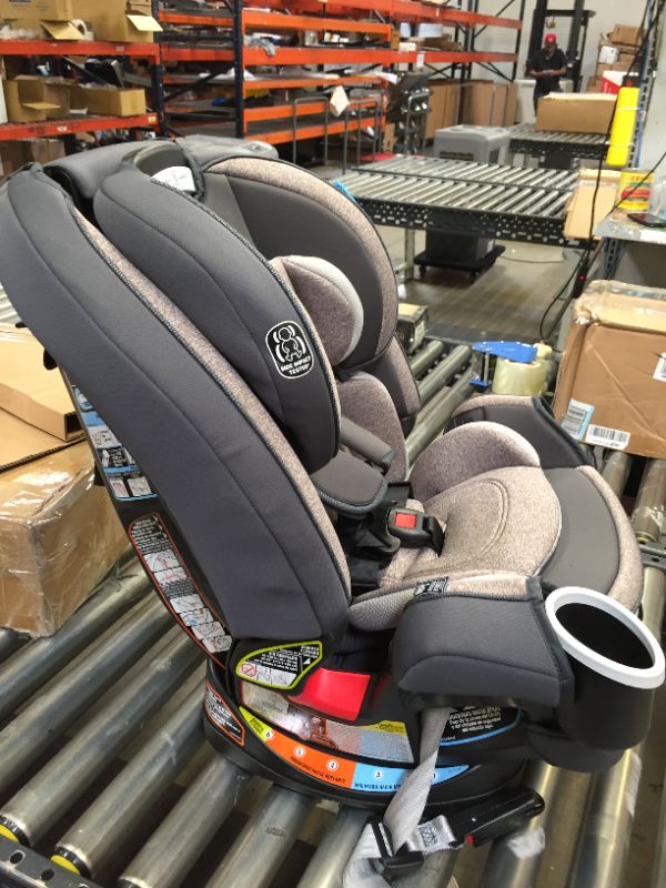 Photo 3 of Graco 4Ever DLX 4 in 1 Car Seat, Infant to Toddler Car Seat, Bryant , 20x21.5x24 Inch (Pack of 1). Box packaging Damaged, Minor Use.