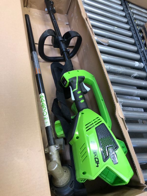 Photo 2 of Greenworks 40V 16 inch Brushless (Attachment Capable) String Trimmer, Tool Only
