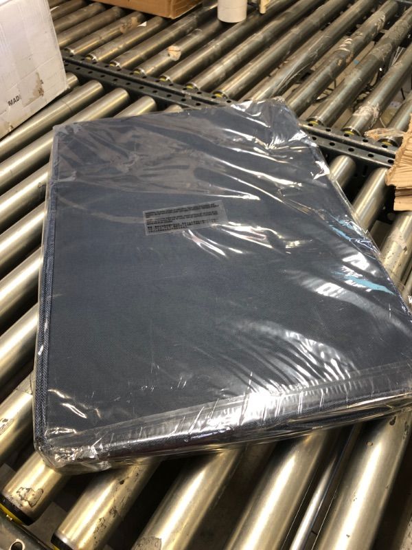 Photo 1 of CHAROCOUT Large Storage Box Navy Blue 3-Pack
