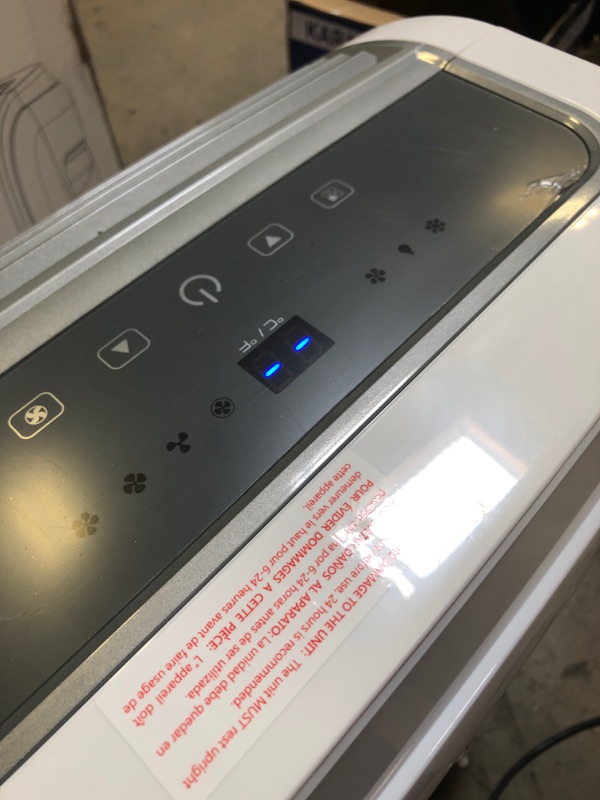 Photo 1 of BLACK+DECKER 8,000 BTU Portable Air Conditioner with Remote Control, White
