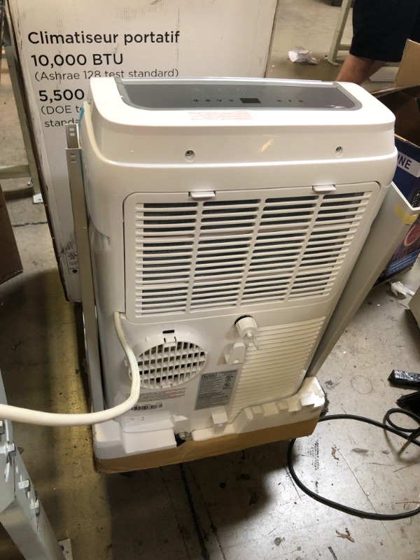 Photo 1 of BLACK+DECKER 8,000 BTU Portable Air Conditioner with Remote Control, White
